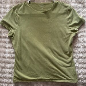 Abercrombie & Fitch Light Olive Short Sleeve Tee